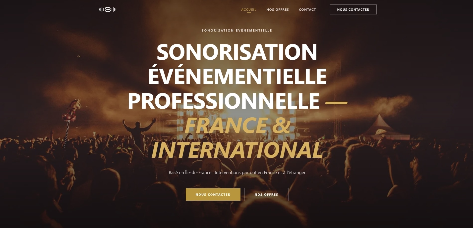 Site internet réalisé pour Sonéal