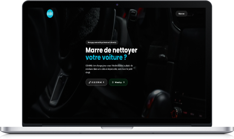 A computer screen showing a website preview